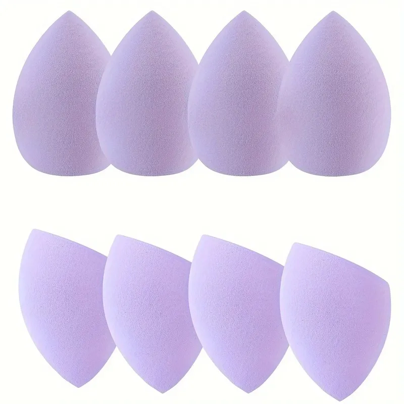 8 pçs beleza ovo maquiagem esponja liquidificadores beleza esponjas fundação aplicador maquiagem puff compõem ferramentas — image 9