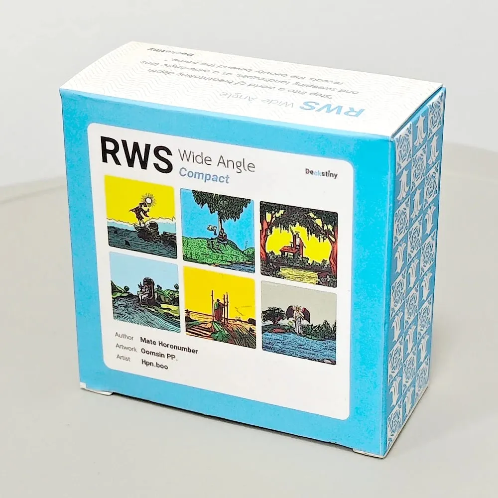 RWS Wide Angle Tarot 78 Pcs Cards + 2 Specials Frame Cards Printed on 350GSM Double-embossed Cardstock 7*7cm