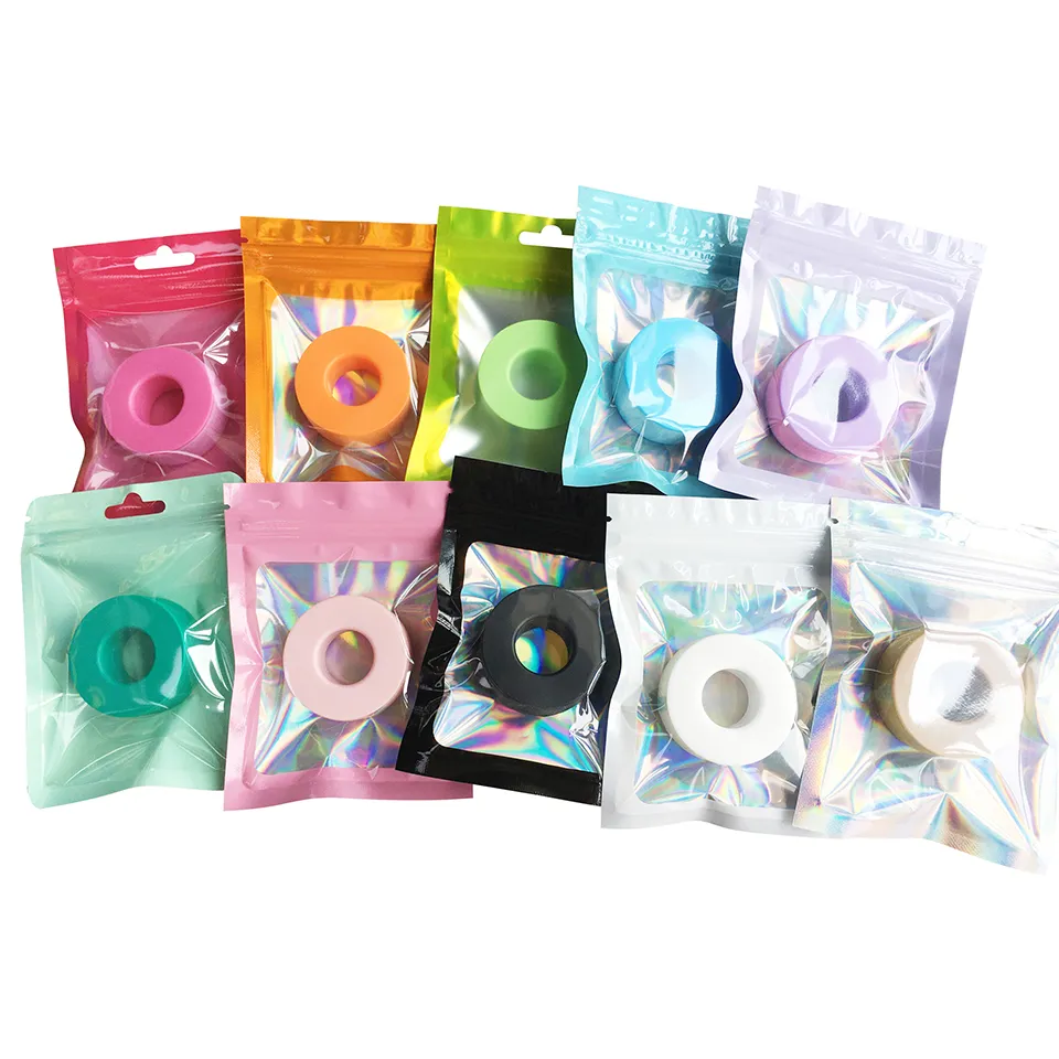 5/10Rolls Silicone Gel Tape for Lash Extensions Non-Woven Breathable Sensitive‑Skin Under‑Eye Patch Lash Tape Makeup Tool Supply