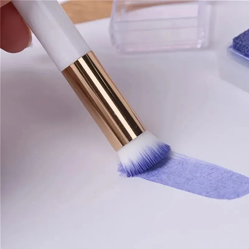 Conjunto de pincéis de mistura de tinta - pequenas ferramentas manuais para mistura artística e criação de gradiente sem esforço principal