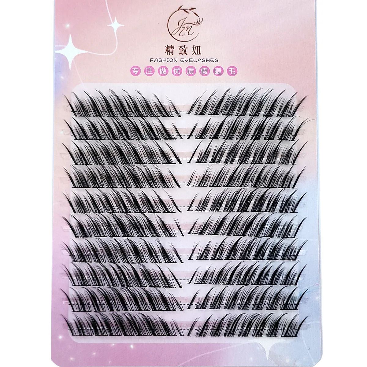 3d fofo único cluster extensão de cílios segmentado natural vison raposa efeito olho maquiagem chicote individual cílios postiços