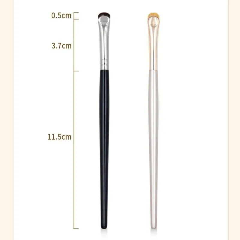 Ferramentas cosméticas de olho pequeno fino afiado 2/1 pçs pincéis de maquiagem delineador curvo ferramentas de manchas de maquiagem de olho pincel de sombra macia de precisão