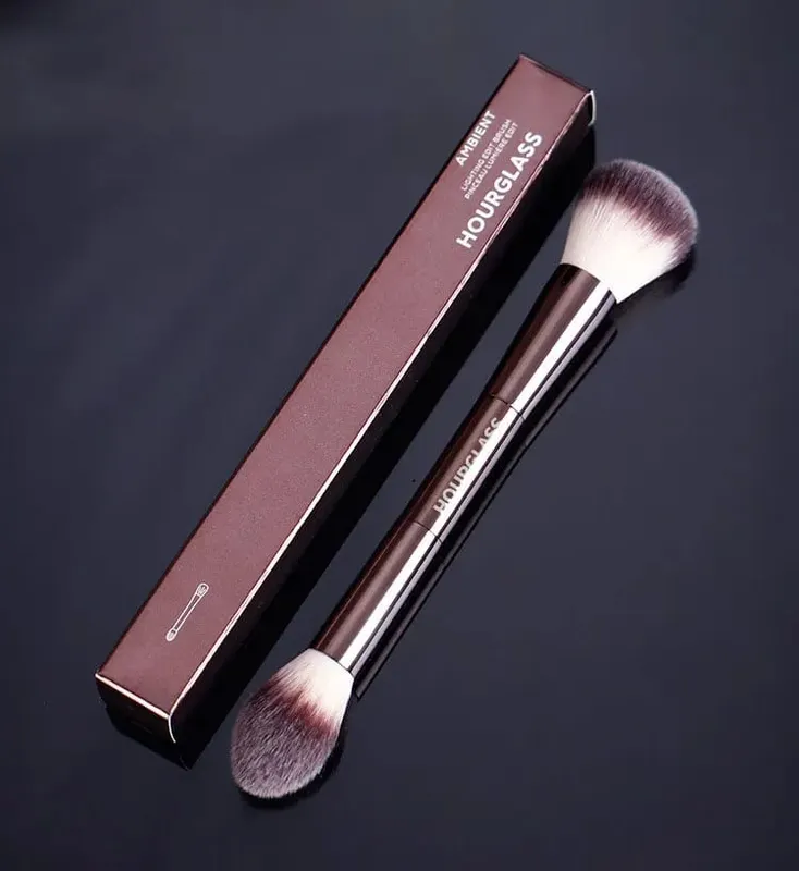 1 pc HG Pro Makeup brushes Powder contour Blusher Make up brush Highlight Bronzer exquisite Professional metal handle with box