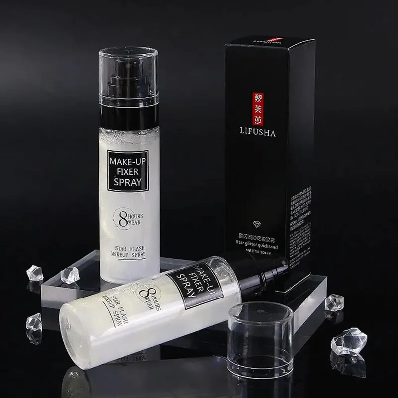 Spray de configuração de maquiagem para rosto, à prova d'água, duradouro, refrescante, natural, fosco, cosméticos, areia movediça, spray hidratante profundo