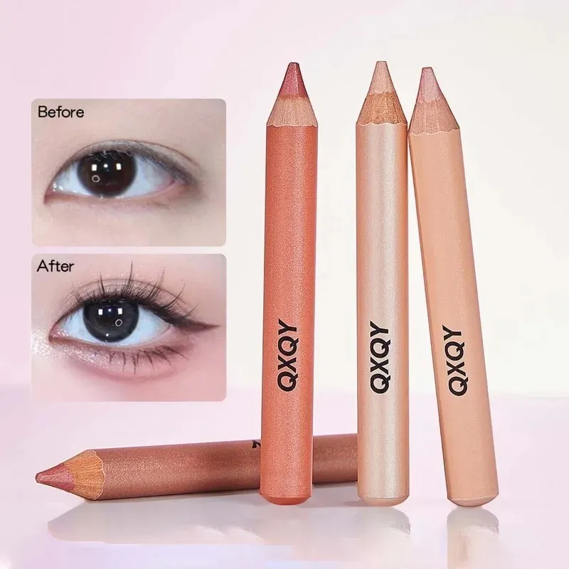 Caneta brilhante para os olhos, caneta iluminadora 3d sob os olhos, à prova d'água, de longa duração, multiuso, delineador, maquiagem brilhante