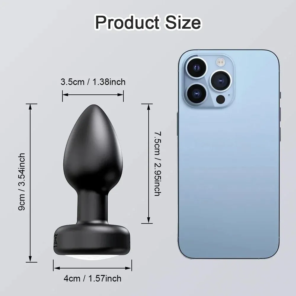 Massageador de próstata sem fio Bluetooth Vibartor para homens APP Controle Remoto Butt Plug Mulheres Anal Vibratório Adultos Brinquedos Sexuais