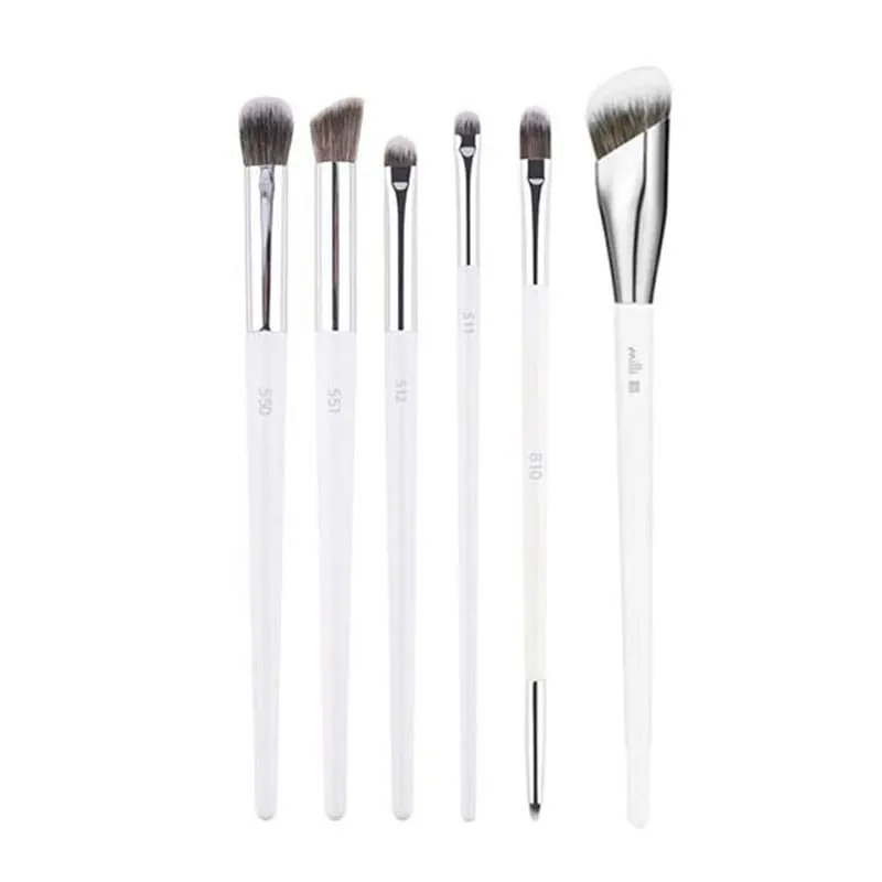 1 Buah Kuas Rias Bubuk Putih 3D Kuas Rias Dasar Foundation Cair 3D Alat Kecantikan Concealer Mata Wajah Detail Pencampur Eyeshadow