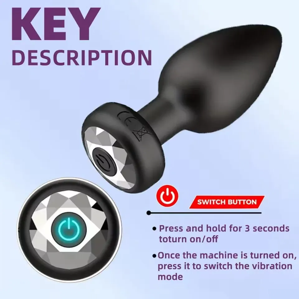 Vibrador anal sem fio para homens, plugue anal com controle remoto, estimulador de próstata, massageador vaginal, brinquedos sexuais adultos, mulheres gays