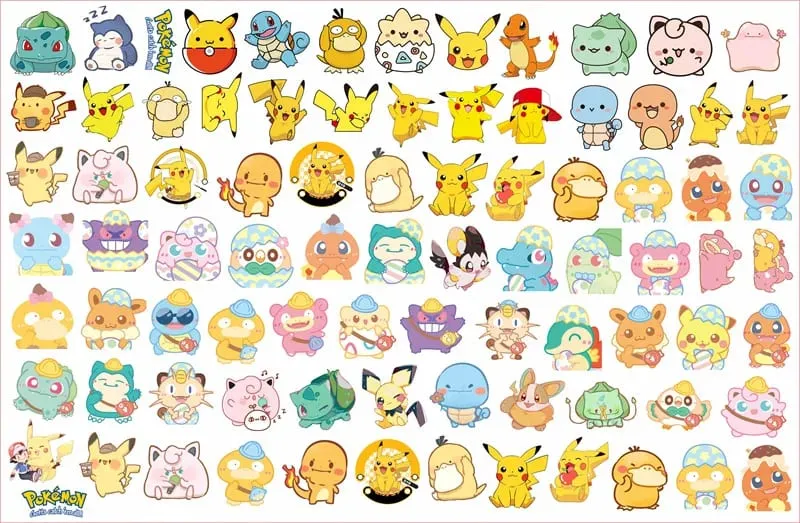 Pokemon Acrylic DIY Patch Kawaii Pendant Special-shaped Cutting Anime Cartoon Double-sided Printing Keychain Hairpin Material