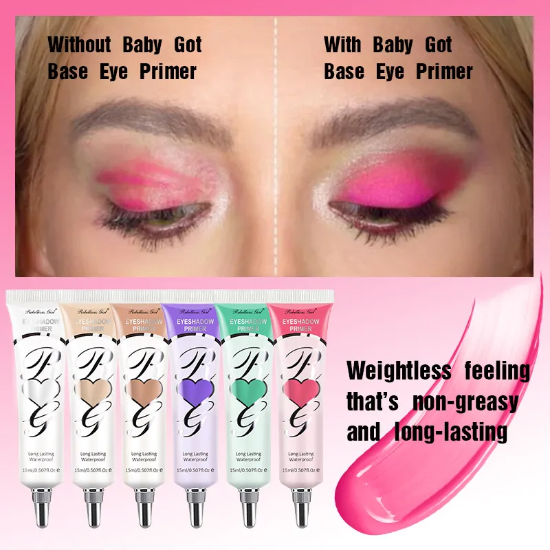 Primer fosco escuro branco para sombra de olho, adequado para base de maquiagem de olhos para pálpebras oleosas, à prova d'água e resistente a manchas, creme líquido durável