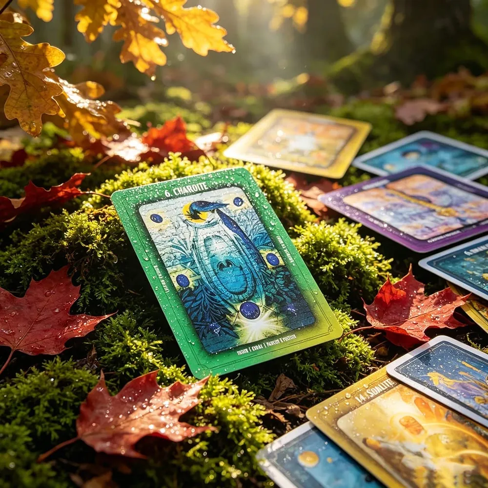 Cartas de oráculo de alquimia de cristal, baralho de adivinhação, cura de cristal, orientação espiritual, jogo de tabuleiro de tarô para leitura do destino, feitiçaria