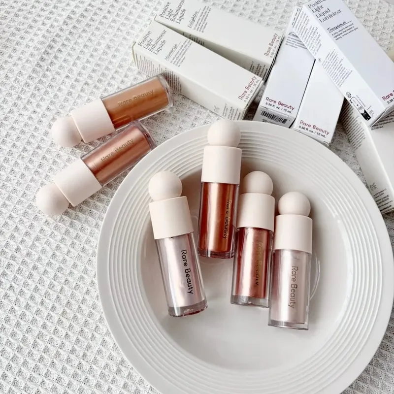 Rare Beauty Liquid Highlighter Shimmer Lasting Waterproof Natural Glow Face Body Blendable Highlight Cosmetic for Daily Party