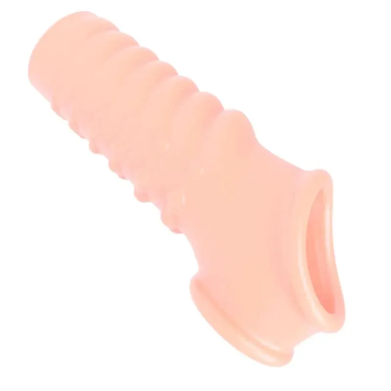 4 Types Penis Enlargement Sleeve Penis Extender Erection Cock Ring Delay Ejaculation Sex Toys for Men Adult Sex Game