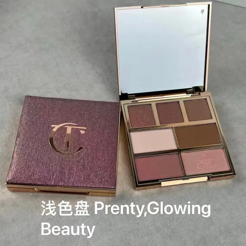 Charlotte Tilbury Hollywood Flawless Liquid Highlighter hidrata a pele Paleta luxuosa com acabamentos metálicos brilhantes e acetinados