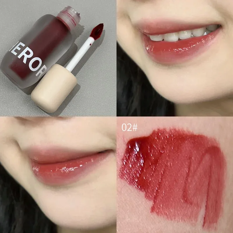Matte Frosted Lip Gloss Long‑Wear Non‑Sticky Liquid Lipstick Moisturizing Pigmented Lip Tint Daily Makeup Cosmetic