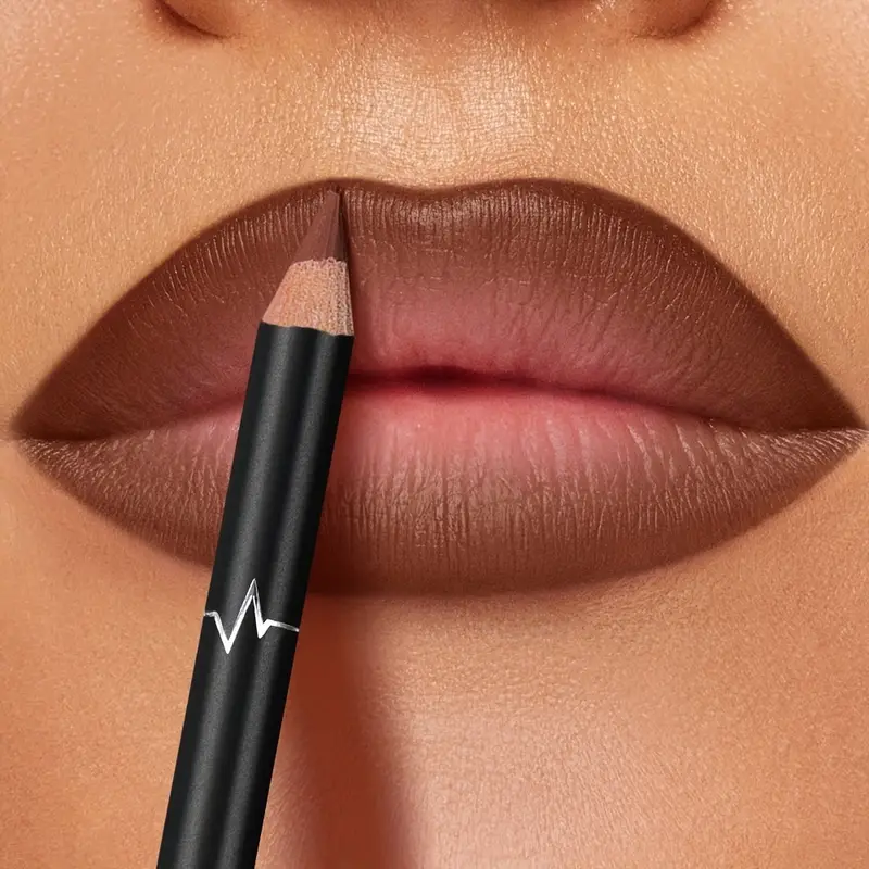 Pudaier 6-Color Waterproof Matte Lip Liner - Long-Lasting Non-Transfer Formula Matte Finish 6 Versatile Shades