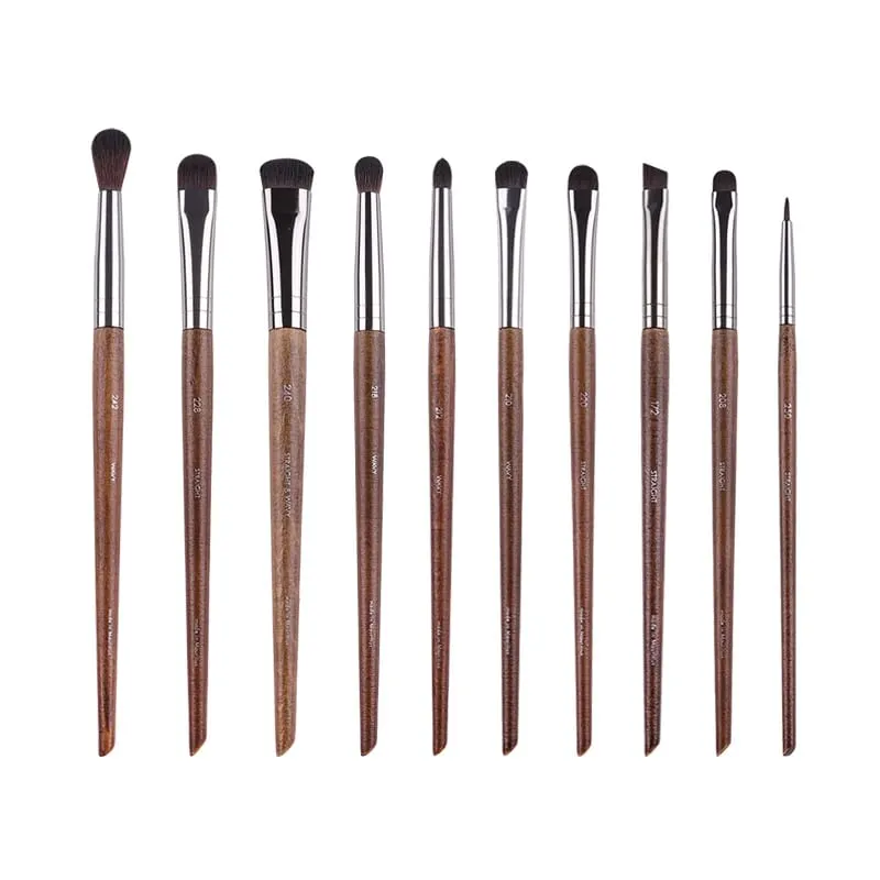 2 peças/35 peças mf pincéis de maquiagem macios de madeira natural, pó, base, corretivo, pincel de maquiagem, blush, ferramentas de sombra de cabelo sintético