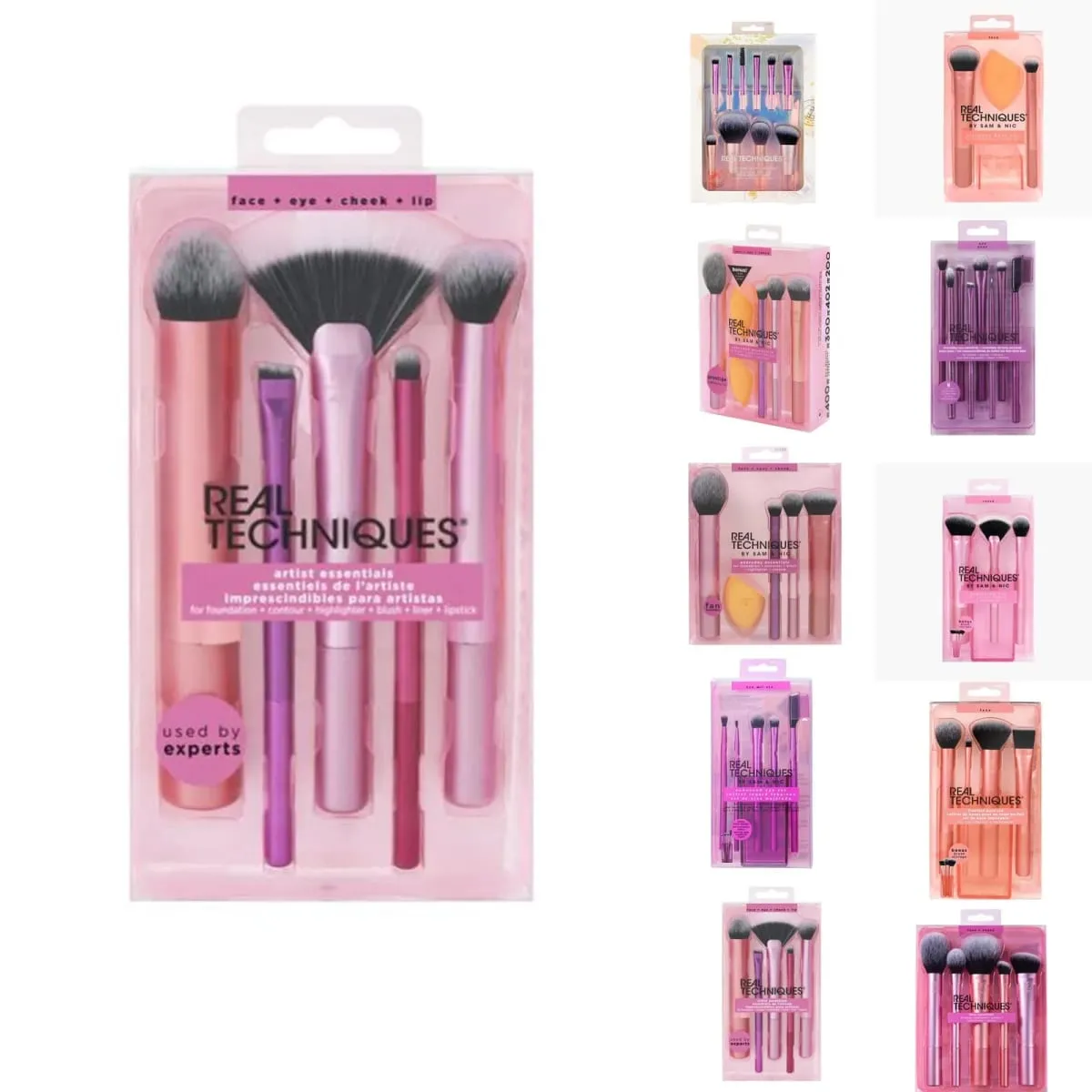 Conjunto de pincéis de maquiagem para base cosmética, pó, blush, sombra, kabuki, pincel de maquiagem, ferramenta de beleza