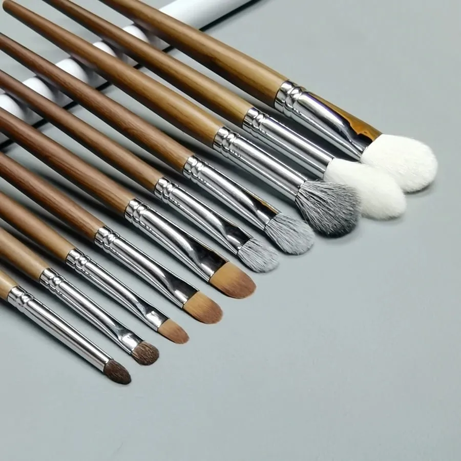 Tapered Highlighter Brush High Quality Natural Hair Face Setting Powder Blending Blusher Makeup Brushes