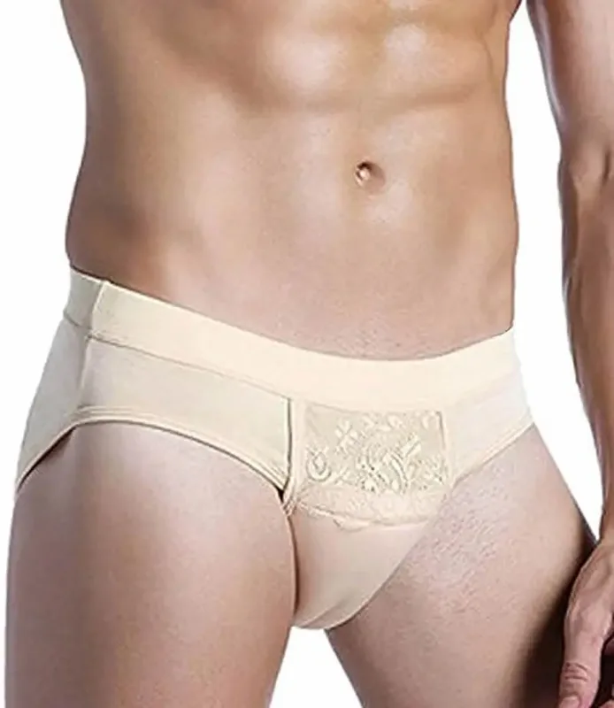 Hidden Gaff Underpants Shaping Pants Triangles, Camel