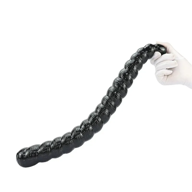 Plugue anal longo vibrador para estimular vagina e ânus, plug grande, massageador de próstata, brinquedos sexuais para mulheres, homens, dilatador anal, produtos para adultos