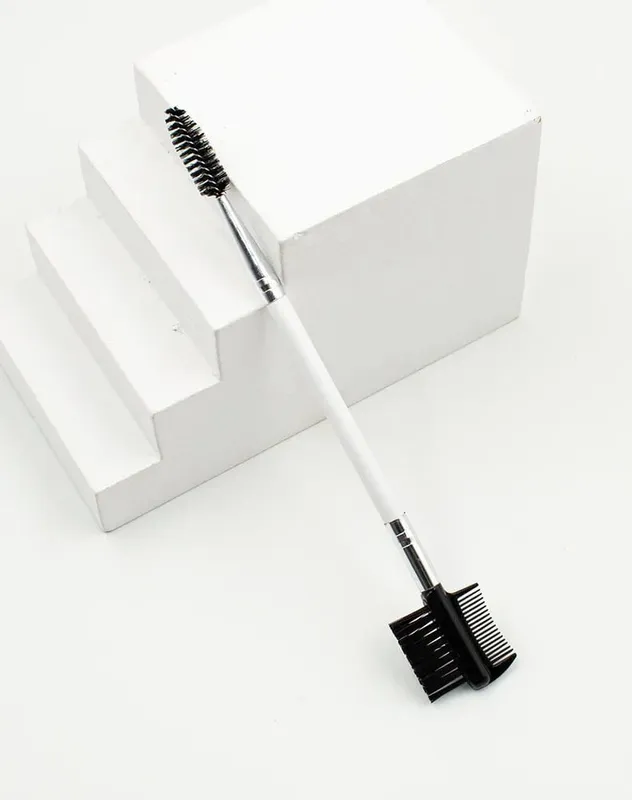 1PC Double Ended Eyebrow Comb Brush Beauty Makeup Brushes Eyelash Applicator Professional Make Up Tool