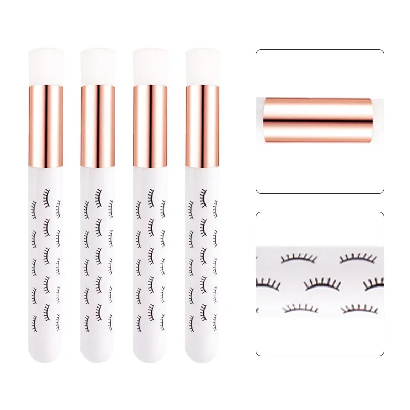 5pcs Eyelash Clean Brush Lash Shampoo Comb Hollow Eyelash Extensions Brush Peel Off Nose Pore Blackhead Remover Makeup Brushes