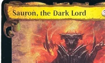 LK59 Silver Foil Delighted Halfling Mithril Coat The One Ring Palantír of Orthanc High-Quality TCG Proxy Cards (Black-Core)
