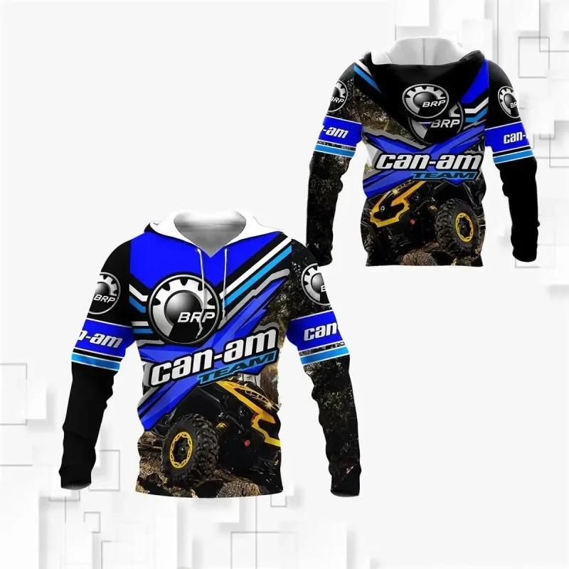 Brp Can-am 3D Print Pullover Newest Off-road Racing Car Unique Men/Women Cozy Harajuku Casual Streetwear Hoodies Sweatshirt Tops