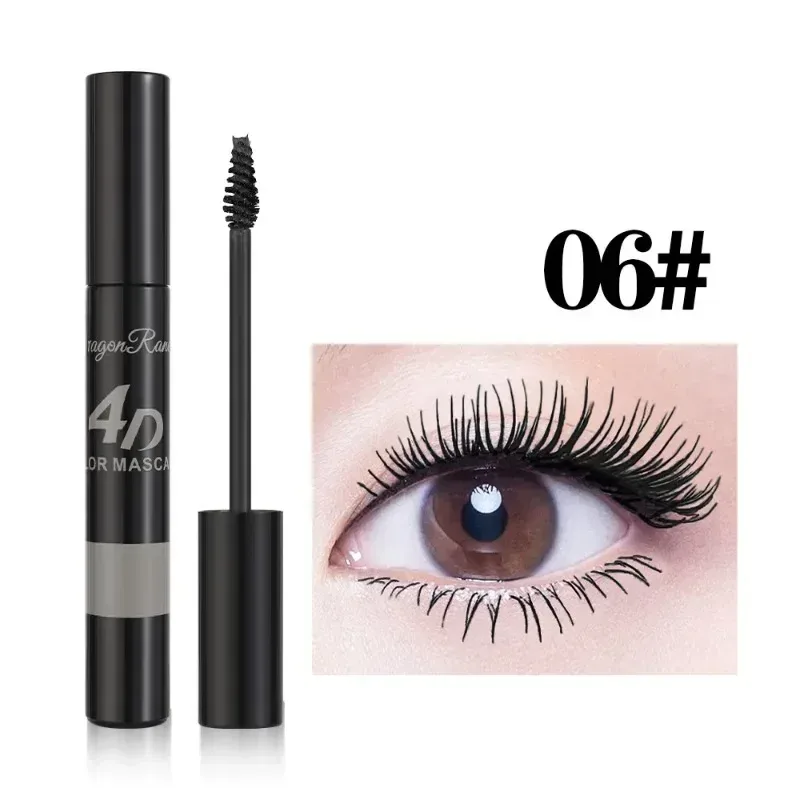 Rímel colorido maquiagem 4d sedoso natural cílios longos rímel à prova dwaterproof água extensão de longa duração grosso curling rímel