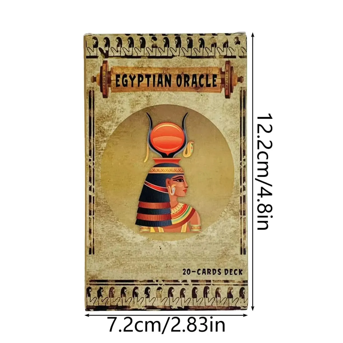 New Egyptian Oracle A 20 Cards Deck Classic Design For Beginners & Pros Ideal For Divination Meditation & Gifts