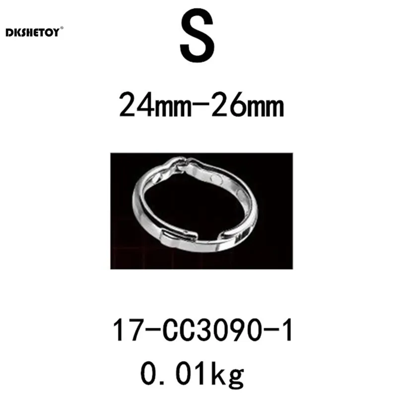 Metal s/m/l/xl tamanho atraso ejaculação pênis bondage anel de aço inoxidável masculino pênis bloqueio galo anel conjunto ereção brinquedos sexuais para homem