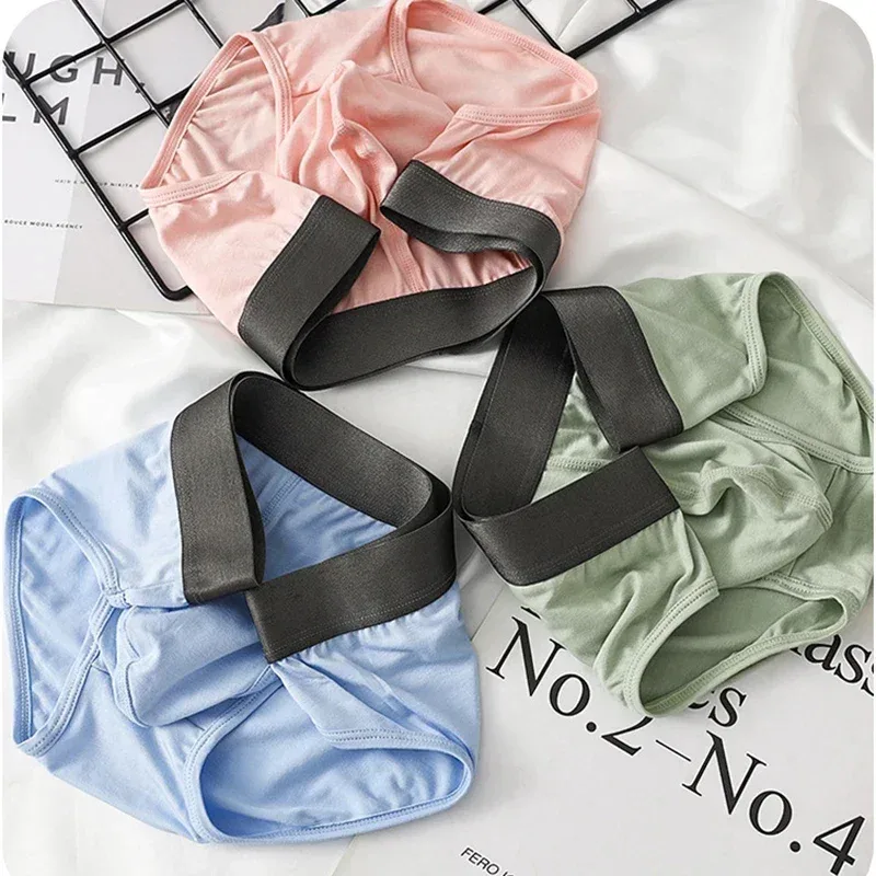 Cuecas modais masculinas, design de bolsa dupla separada, roupa íntima ultrafina e respirável de alta elasticidade, uso diário confortável
