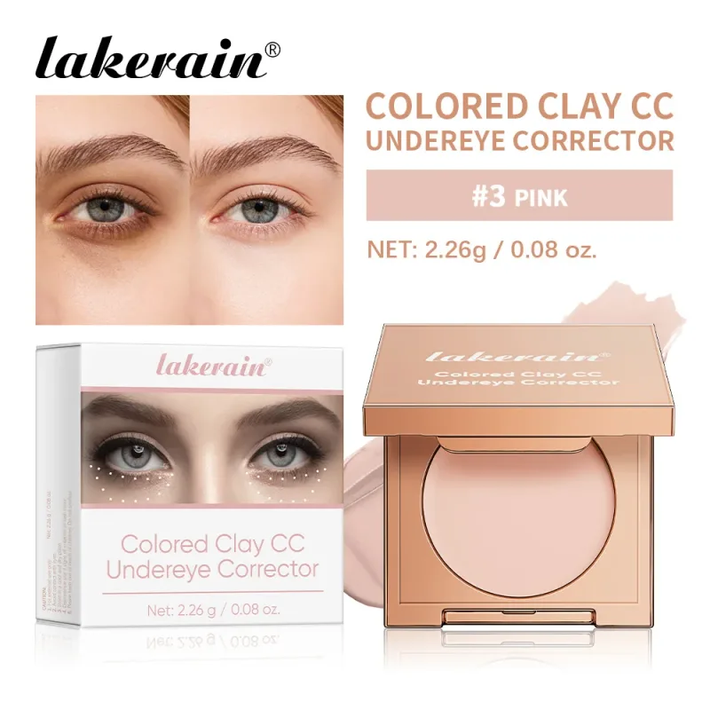 Corretivo hidratante para os olhos e creme de contorno-cobertura completa, corretor de olhos de longa duração para uma maquiagem de aparência perfeita