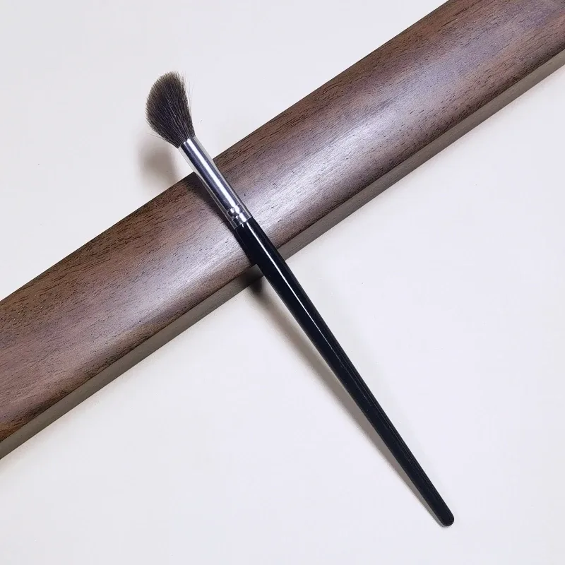 Pincéis de iluminador angulares, sombra de rosto, mistura de cabelo de cabra natural, pó, blush, ferramentas de pincel de maquiagem
