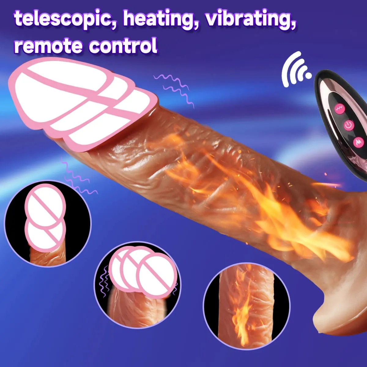 Vibrador realista vestível, empurrador de pênis, penetração anal, vibração, adulto, brinquedo sexual anal para mulheres, 18 +