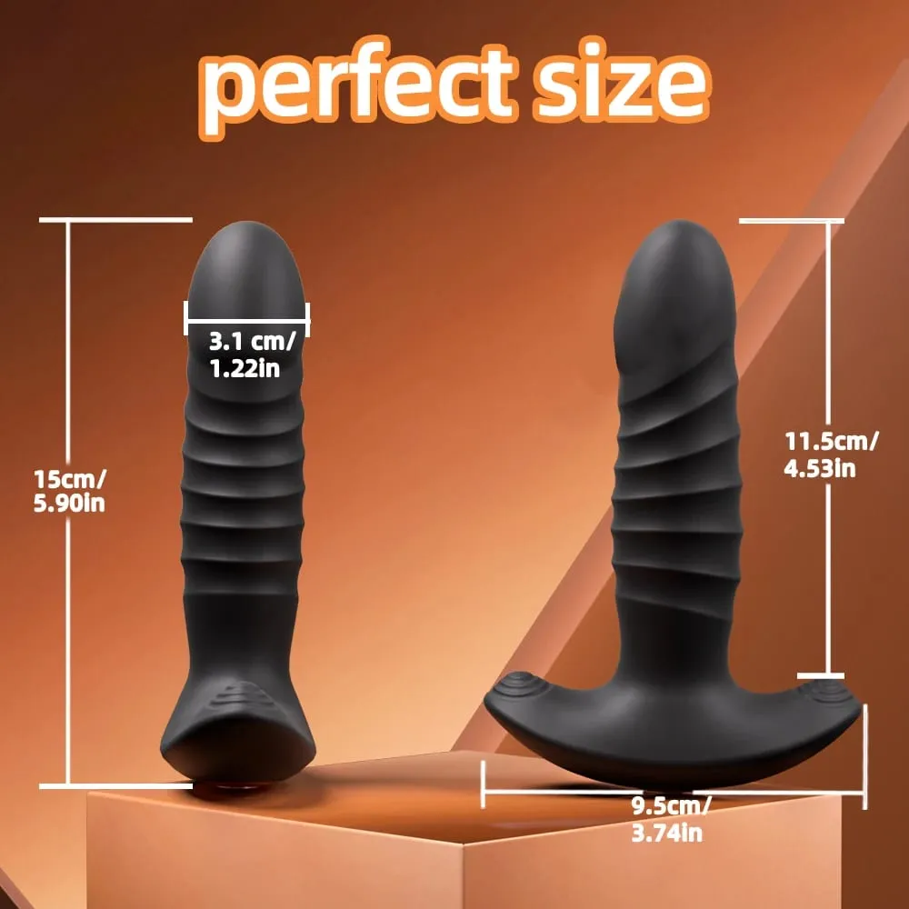 Vibrador massageador de próstata masculino, controle por aplicativo, plugue anal telescópico, brinquedo sexual feminino para adultos