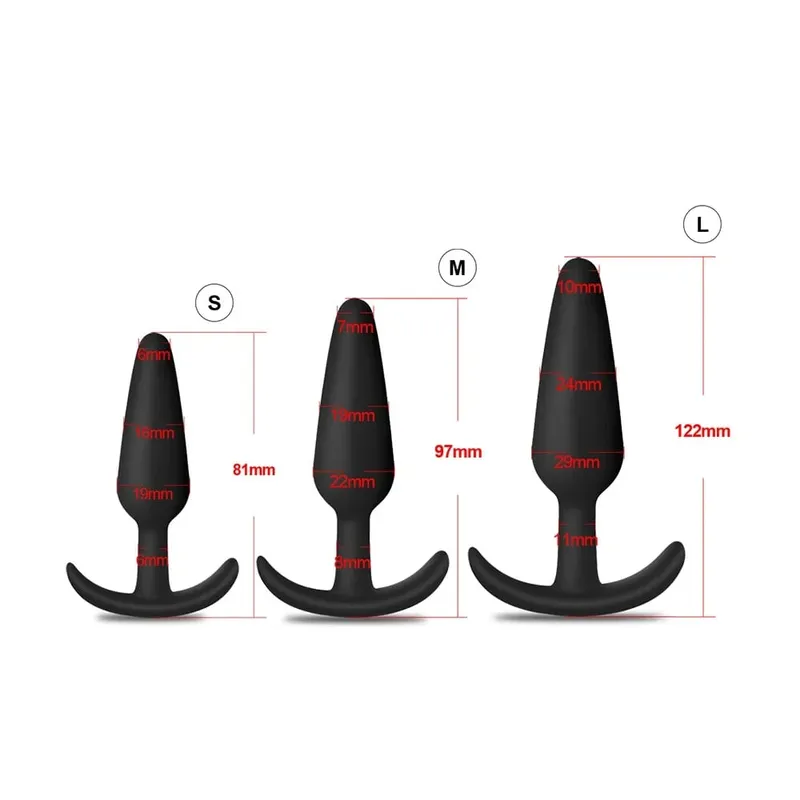 4 pçs iniciante silicone butt plug anal plug para homens massageador de próstata para gay mini bala anal vibrador brinquedo sexual para homens