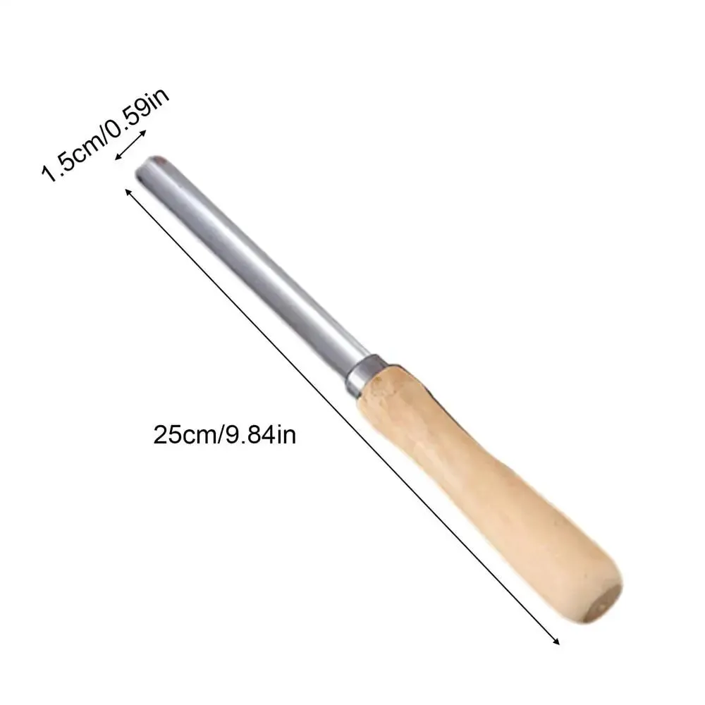 Corer ferramenta de cozinha de aço inoxidável pêra pitter antiderrapante manual de cozinha corer com alça de madeira para cortar frutas cozinhar salada