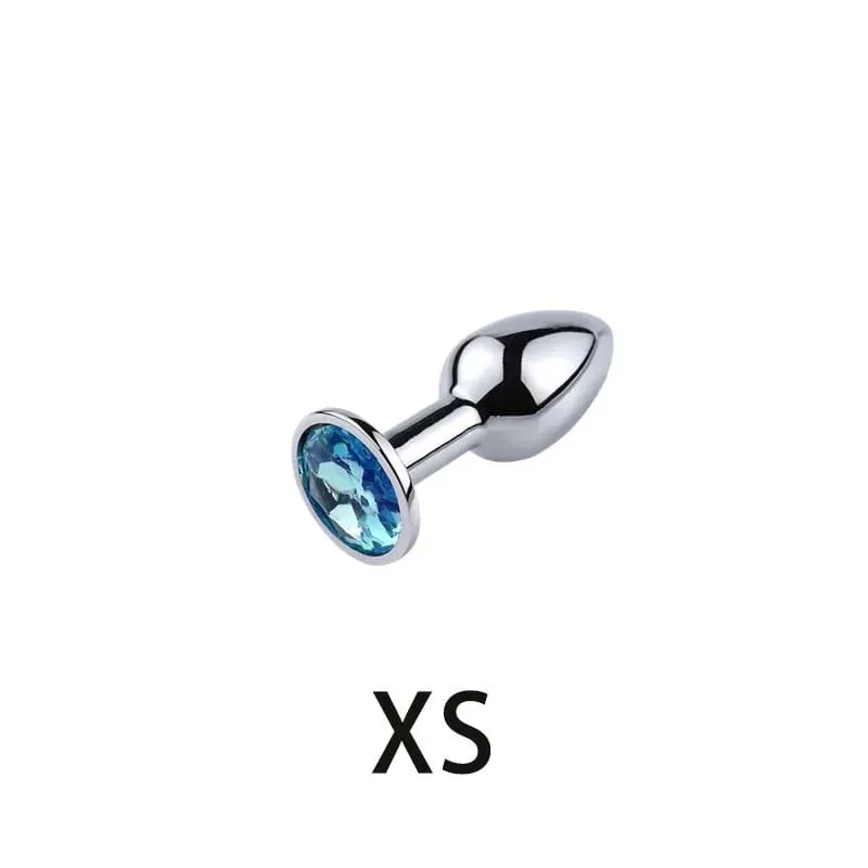 Metal suave anal plug base de jóias de aço inoxidável suave butt plug massageador de próstata vibradores ânus estimulador brinquedos sexuais adultos