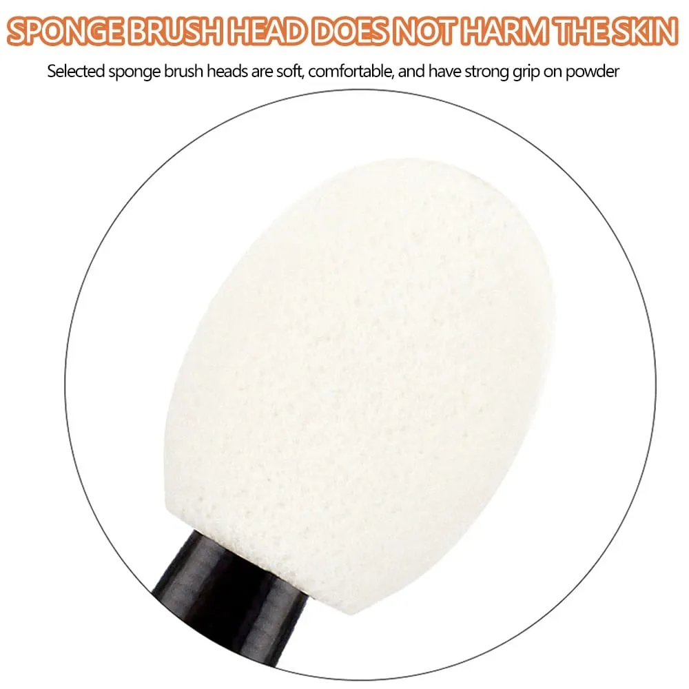 50/200 pçs aplicadores de sombra dupla face escova de sombra de olho pincéis de esponja de maquiagem para meninas ferramenta cosmética aplicadores de beleza