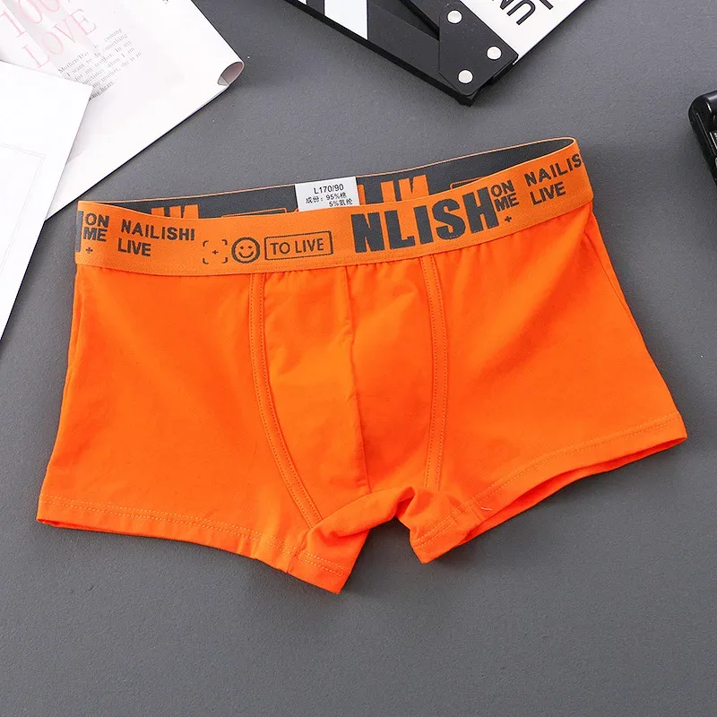 [Bloom the love] Brand Solid 1pcs/3pcs Boxer Men Underwear Cotton Boxershort Mens Boxers Man Cuecas Masculina Size M-3XL nl-112