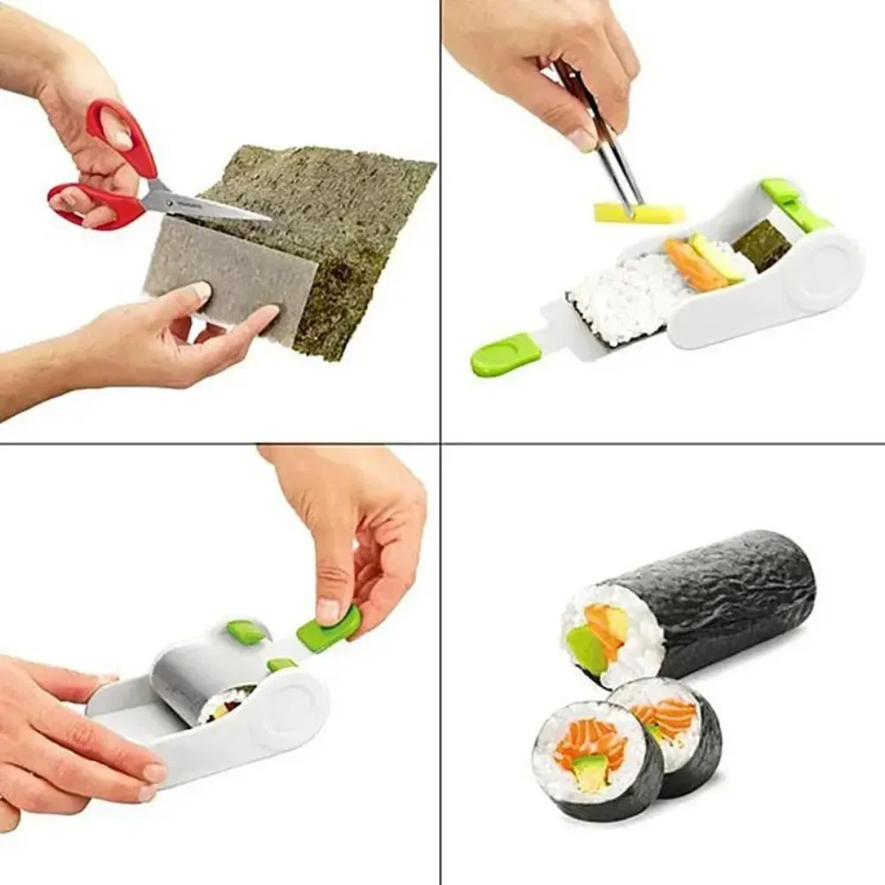 Molde de rolo de carne e vegetais artesanal, ferramenta de rolo de folha de uva, acessórios para fazer sushi, 1 peça