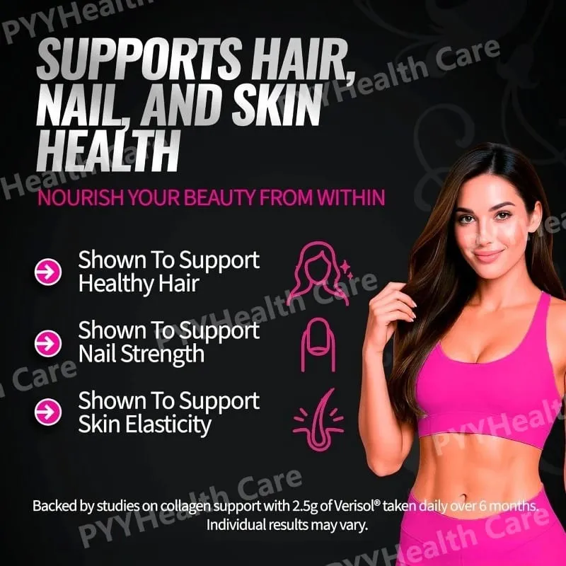 Suplemento de creatina para mulheres Booty Builder com colágeno e BCAA apoia o desenvolvimento muscular, elasticidade de recuperação pós-treino
