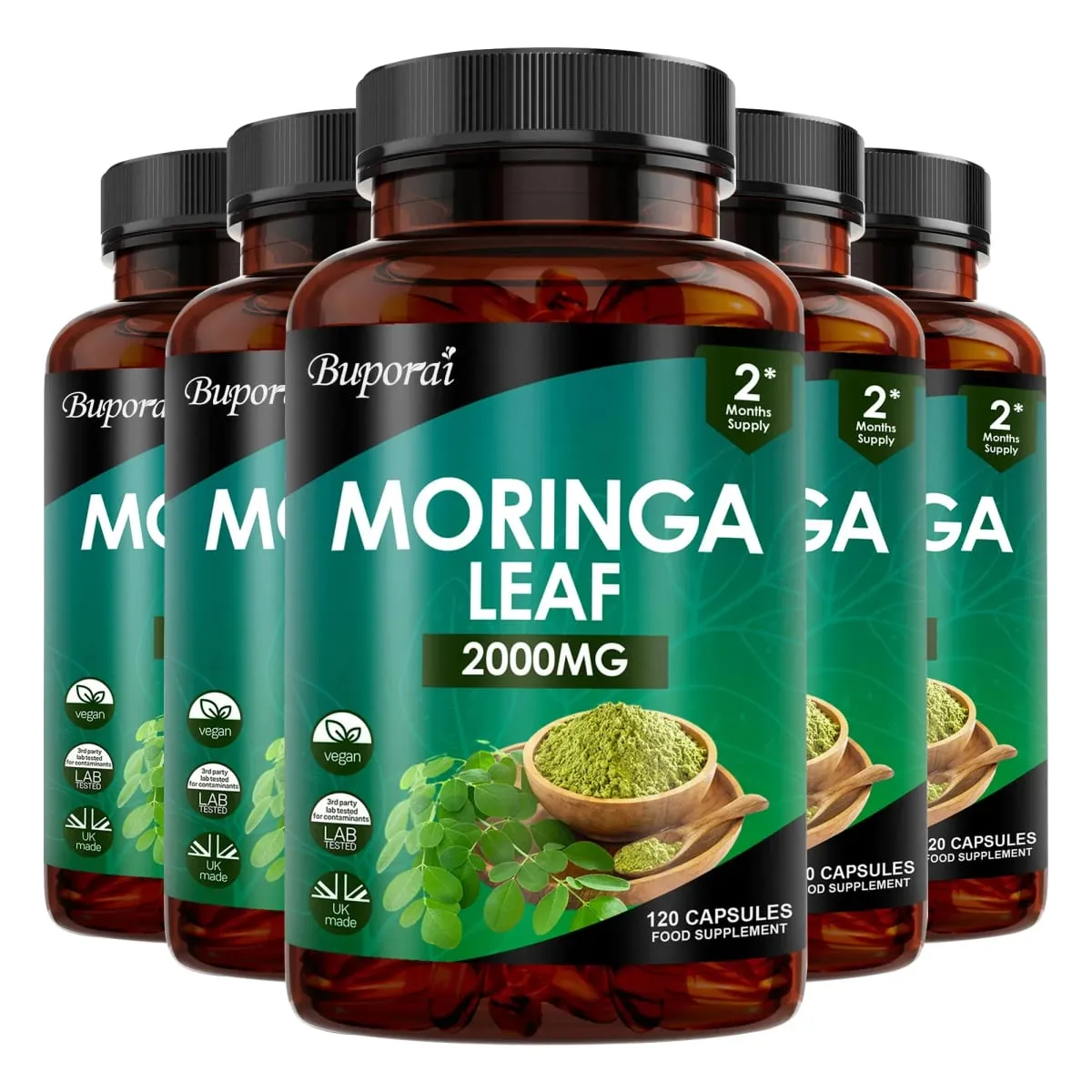 辣木葉膠囊 - 支持消化和腸道健康 抗氧化劑 滋養皮膚 提高能量水平 — image 10