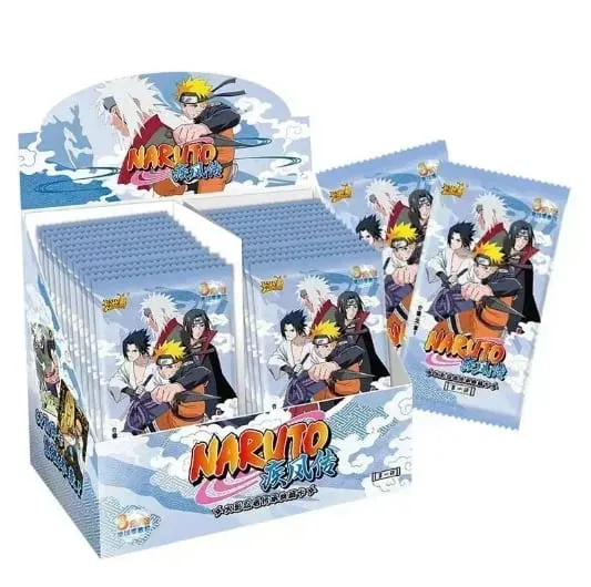 Genuíno naruto cartão coleção completa série coleção cartão luta capítulo pro capítulo brinquedo das crianças jogo cartão presente