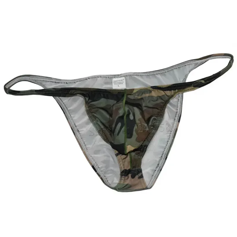 Sexy The Newspaper Printed Underwear Men Pants Bikini Mini Briefs Men's Super Soft & Smooth Briefs