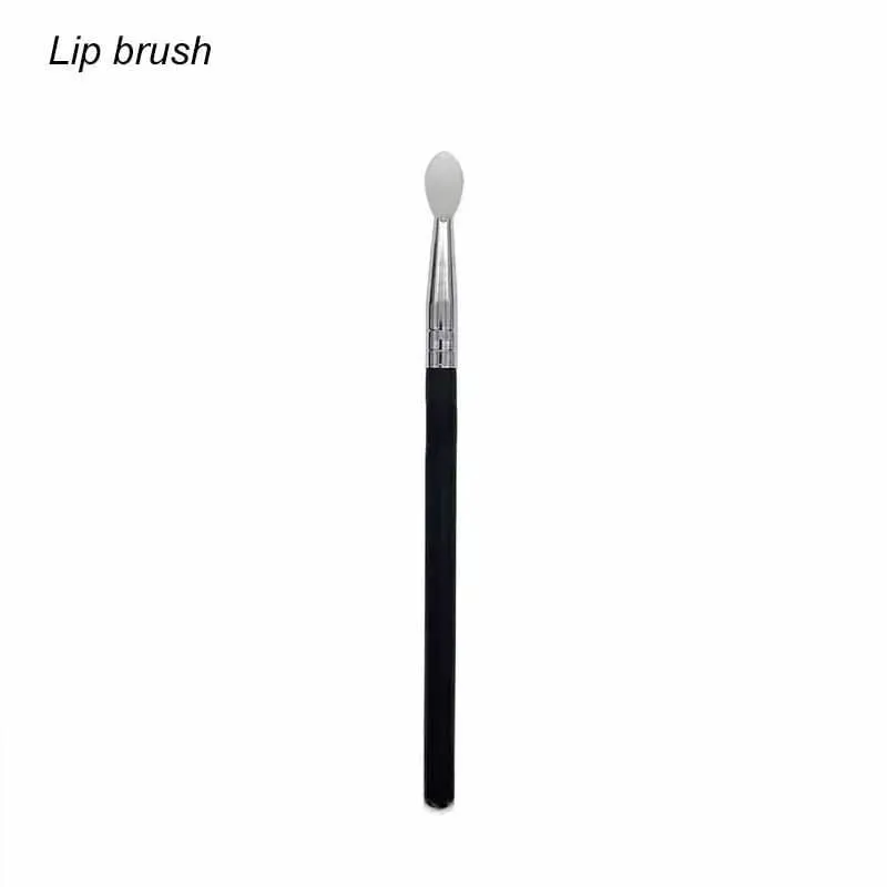 Brochas maquillaje silicone sombra lábio aplicador pincéis de maquiagem delineador lábio escova profissional sombra de olho ferramentas cosméticas