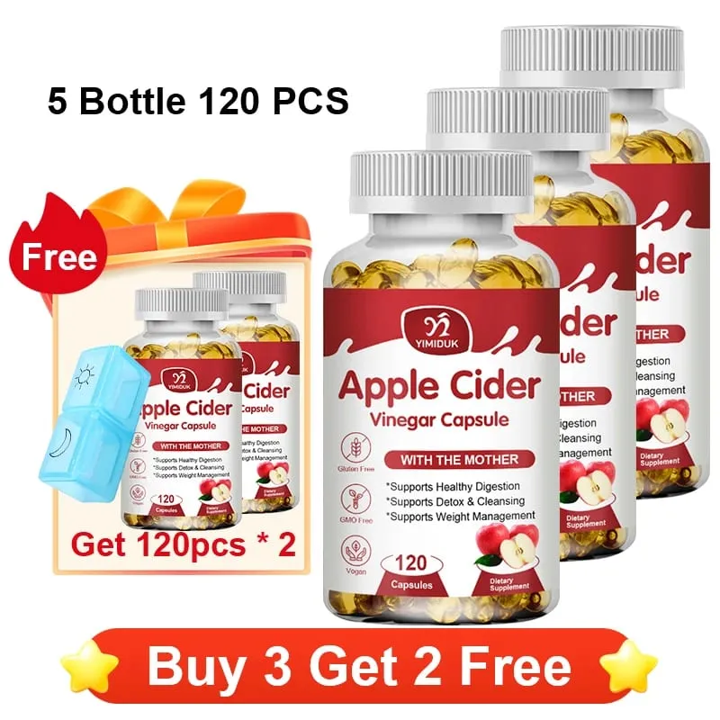 Cápsulas de vinagre de cidra de maçã 1600 mg apoiam a digestão, limpeza natural, controle de peso, saúde imunológica e equilíbrio metabólico — image 13