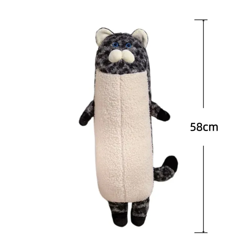 Oreiller en peluche série animaux, léopard, éléphant, pingouin, coussin en peluche, Kawaii, jouet de sommeil, décoration de maison, jouets, cadeaux d'anniversaire — image 12